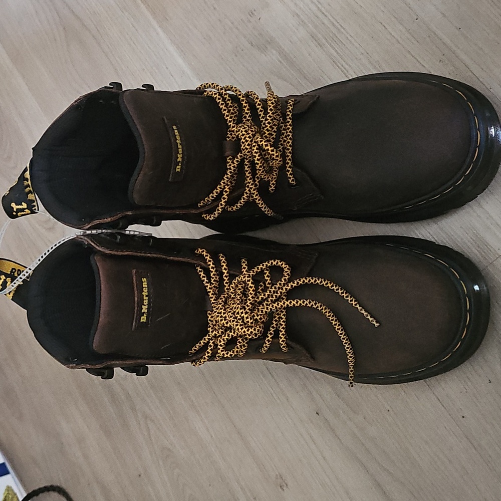 New Dr. Martens Tarik Crazy Horse Leather Utility Boots Sz:7 US M/ 8 US W Unisex